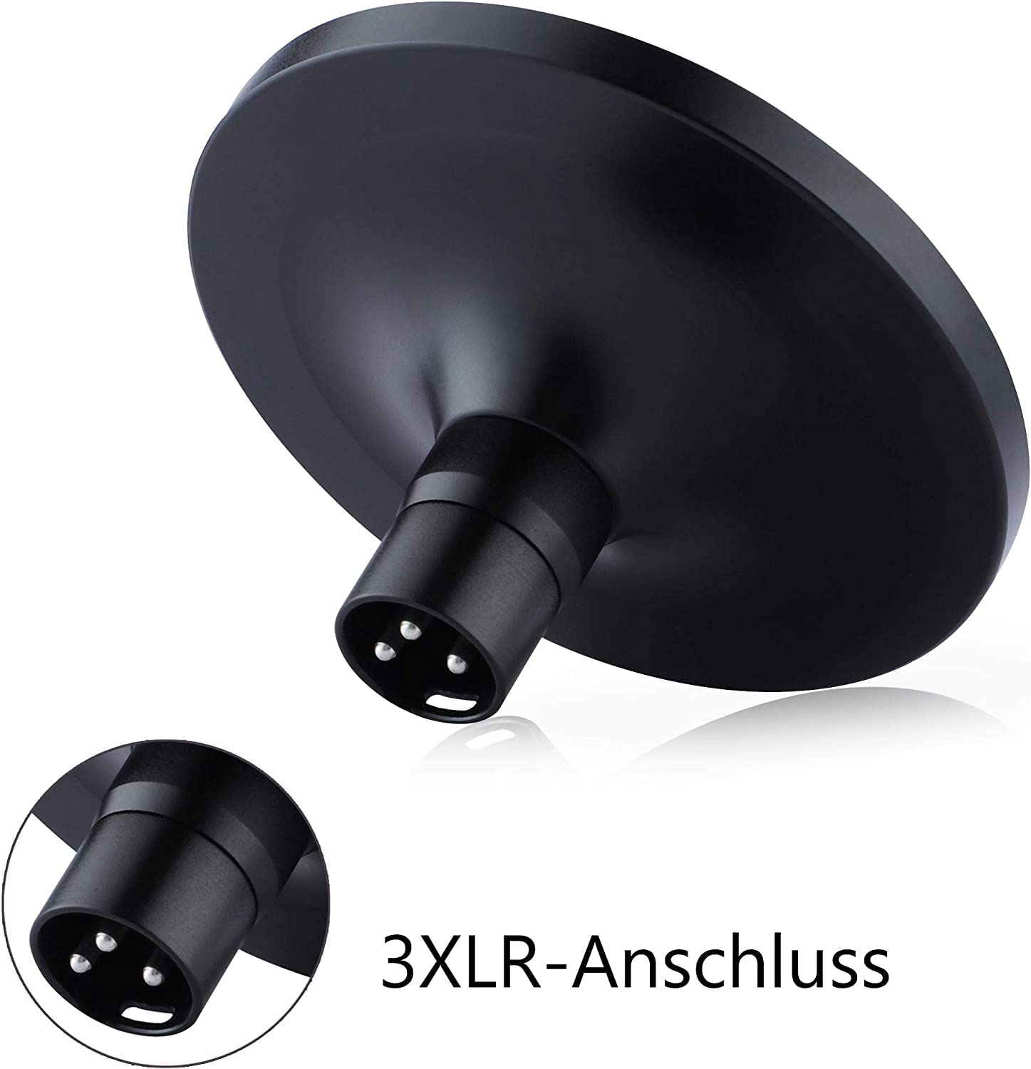Hismith - Adaptador de ventosa de 8,9 cm para máquina sexual premium con conector 3XLR, accesorio para máquina de amor con ventosa, plug anal