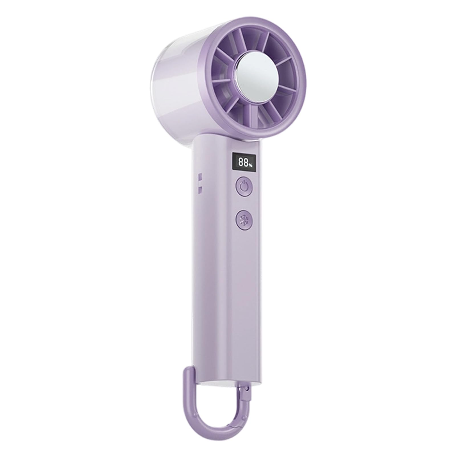 Oxxggkao Portable Folding Cooling Fan 199 Adjustable Speeds USB Rechargeable for Travel Gym Use Portable Wearable Fan