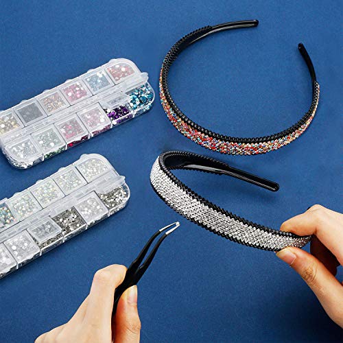 4488 Pieces Nail Art Rhinestones Crystal Flatback Rhinestones With Rhinestone Picker Pick Up Tweezers For Nails Art Clothes Shoes Bags Decoration (Ab Color And Clear) #TOP6