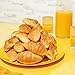 Toufayan Mini Croissant Crescent Rolls - Buttery, Flaky & Bakery-Fresh - Perfect Snack or Mini Sandwiches - Nut Free (2 Pack)