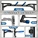 STACOO Foldable Pull Up Bar Pull Up Station,Power Tower with Triangular Structure, Multi-Functional Dip Station for Home Gym 300LB