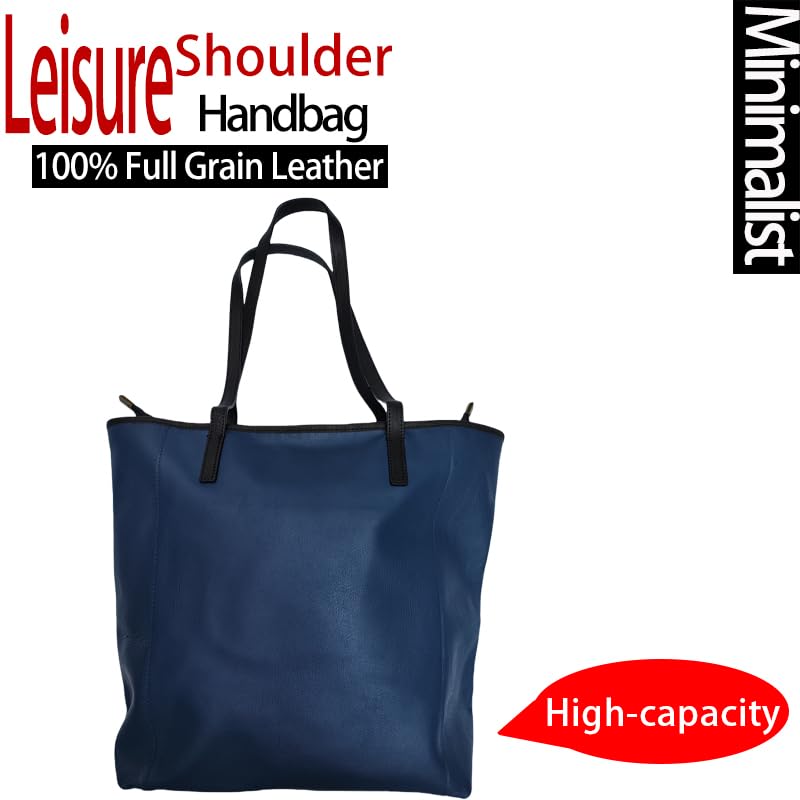 Women's Minimalist Genuine Leather Handbag Shoulder Bag Durable Easy to Clean Elegant Design Fashionable Hobo Tote Bag2