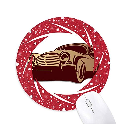 �f�B�[�v���b�h�N���V�b�N�J�[�̃V���G�b�g�E�p�^�[�� �~�`����S���̐Ԃ̃z�C�[���p�b�h