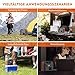 SinKeu Tragbare Powerstation 296 Wh mit 120W Falt-Solarpanel, Solargenerator mit 230 V AC-Ausgang, 300 W Reine Sinuswelle, LED-Leuchte, Stromgenerator für Camping, Notstrom & Off-Grid