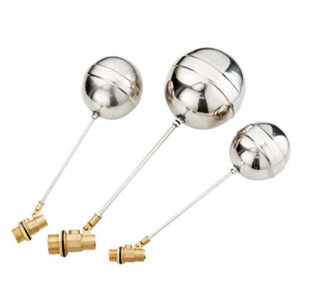 1/2 3/4 1 inch Brass Float Valve Cold and Hot Water Tank Floating Ball SS201 Stem Flow Control Cistern/Expansion Tanks(1pc,3/4Inch)
