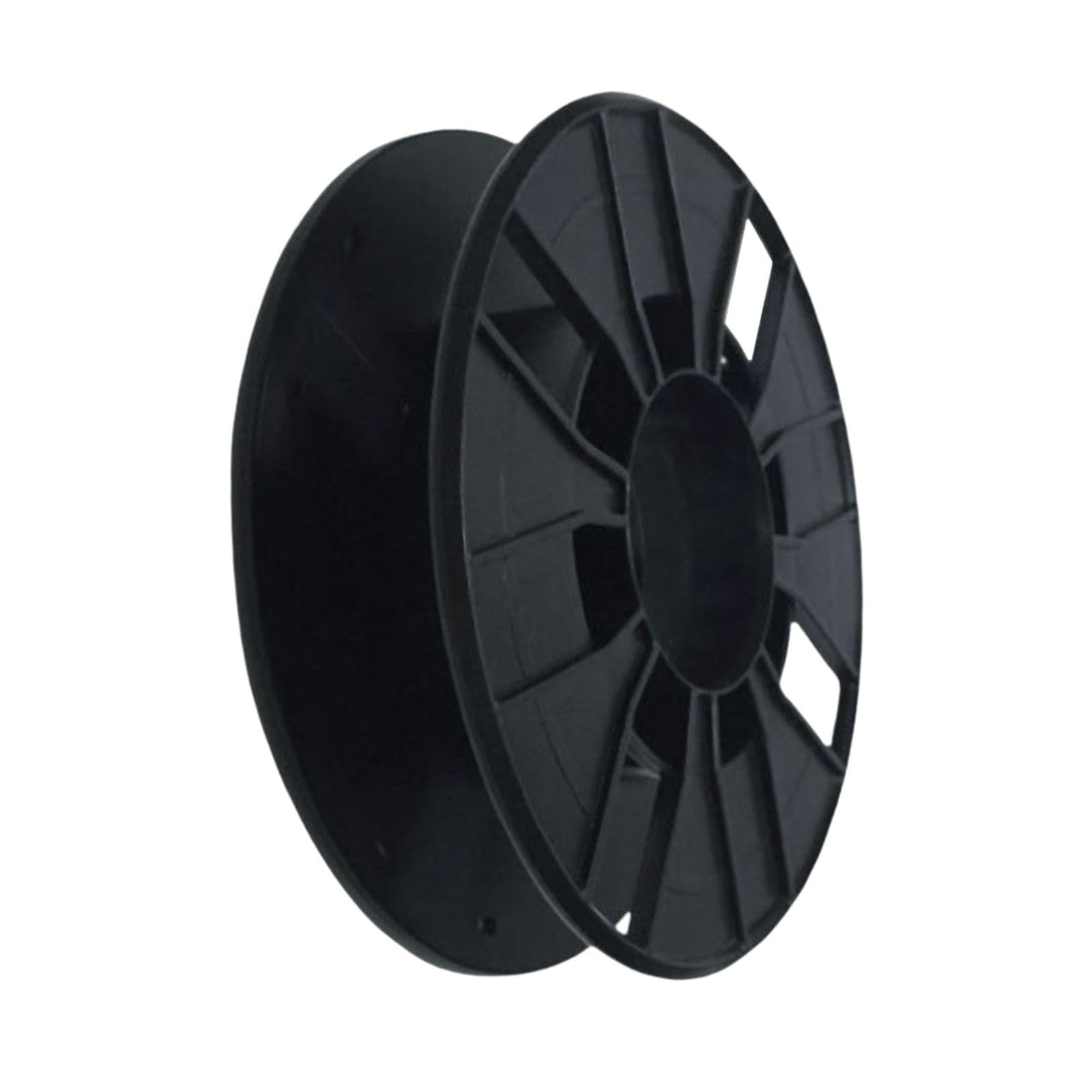 3D Printer Filament Reel Winder Cable Holder Sturdy Optical Fiber Empty Disk Black-picture-11