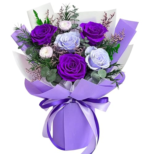 Vrioca Flowers for Delivery, Preserved Flowers Bouquets, Birthday Gifts for Women Mom