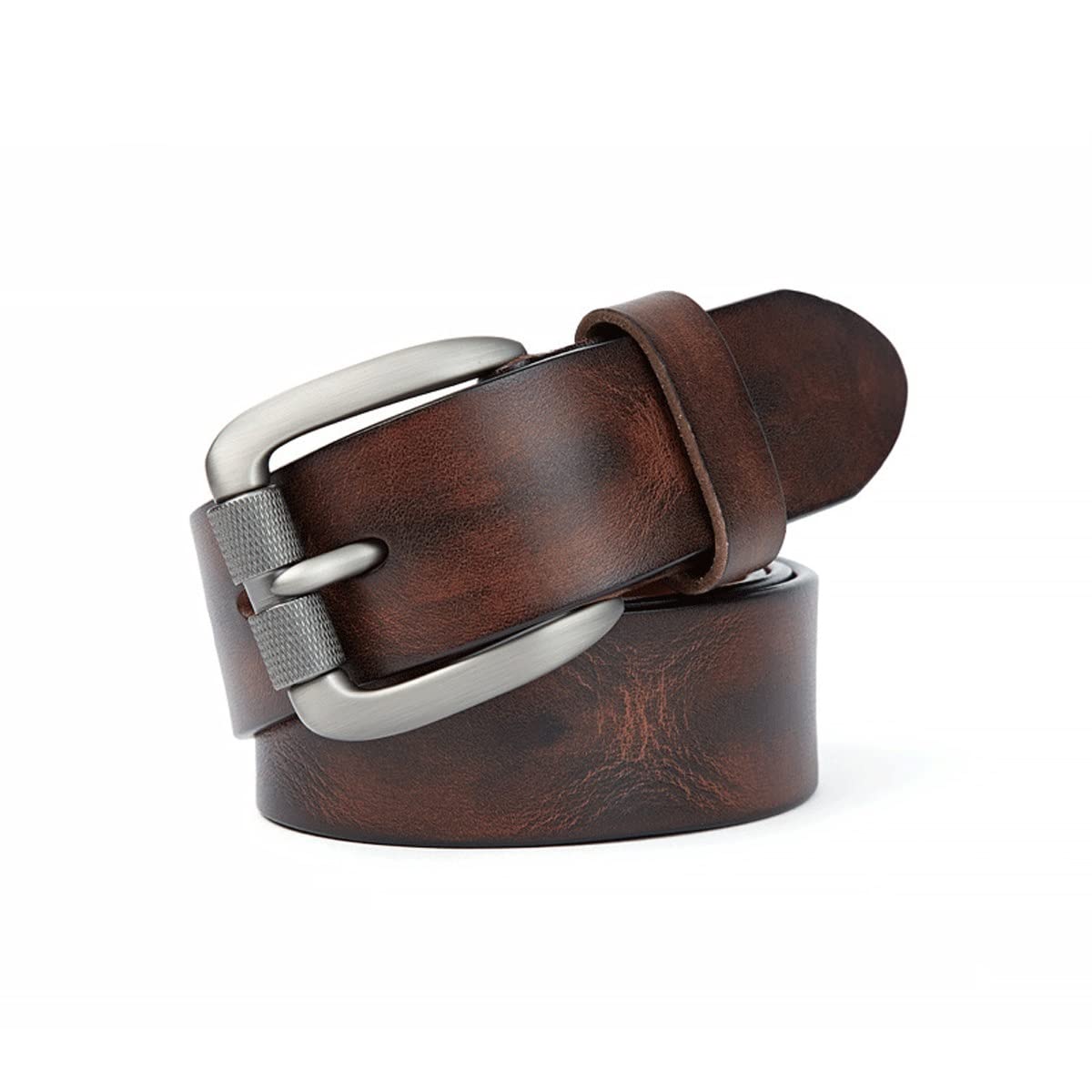 Marycan Cowhide Genuine Leather Belts for Men Male Pin Buckle Jeans Waist Belt Mens Black Brown Waistband Color