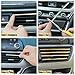 KUANVE 32.8 Feet Car Interior Moulding Trim and 20 Car Air Conditioner Vent Outlet Trim, DIY Car Interior Decorative Filler Insert Strip, Auto Air Conditioner Decoration Strip and Scraper (Red)