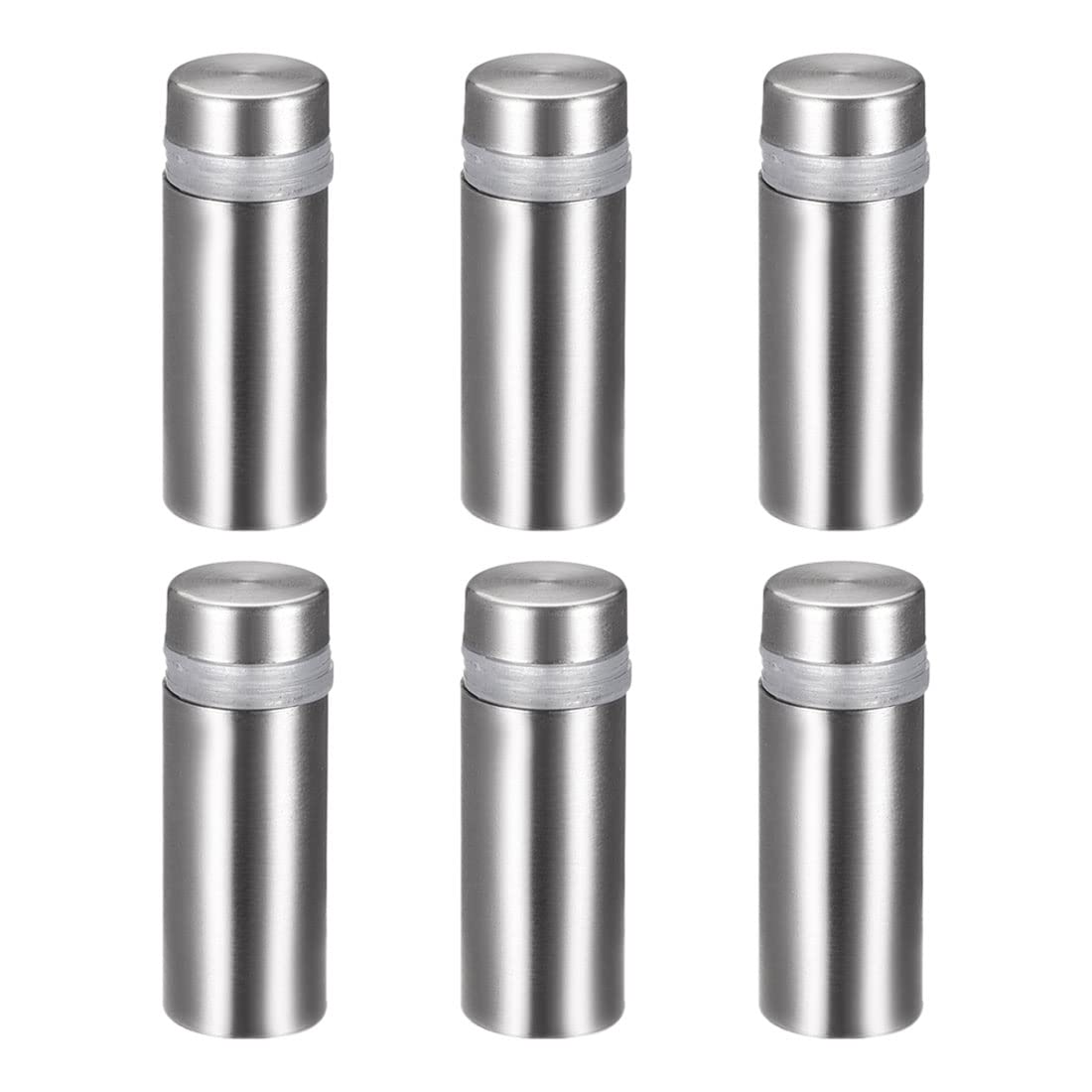 uxcell 1/2 Dia x 1-1/4"(12x33mm) Standoff Screws Wall Mount Sign Holders Acrylic Glass Nails 6pcs