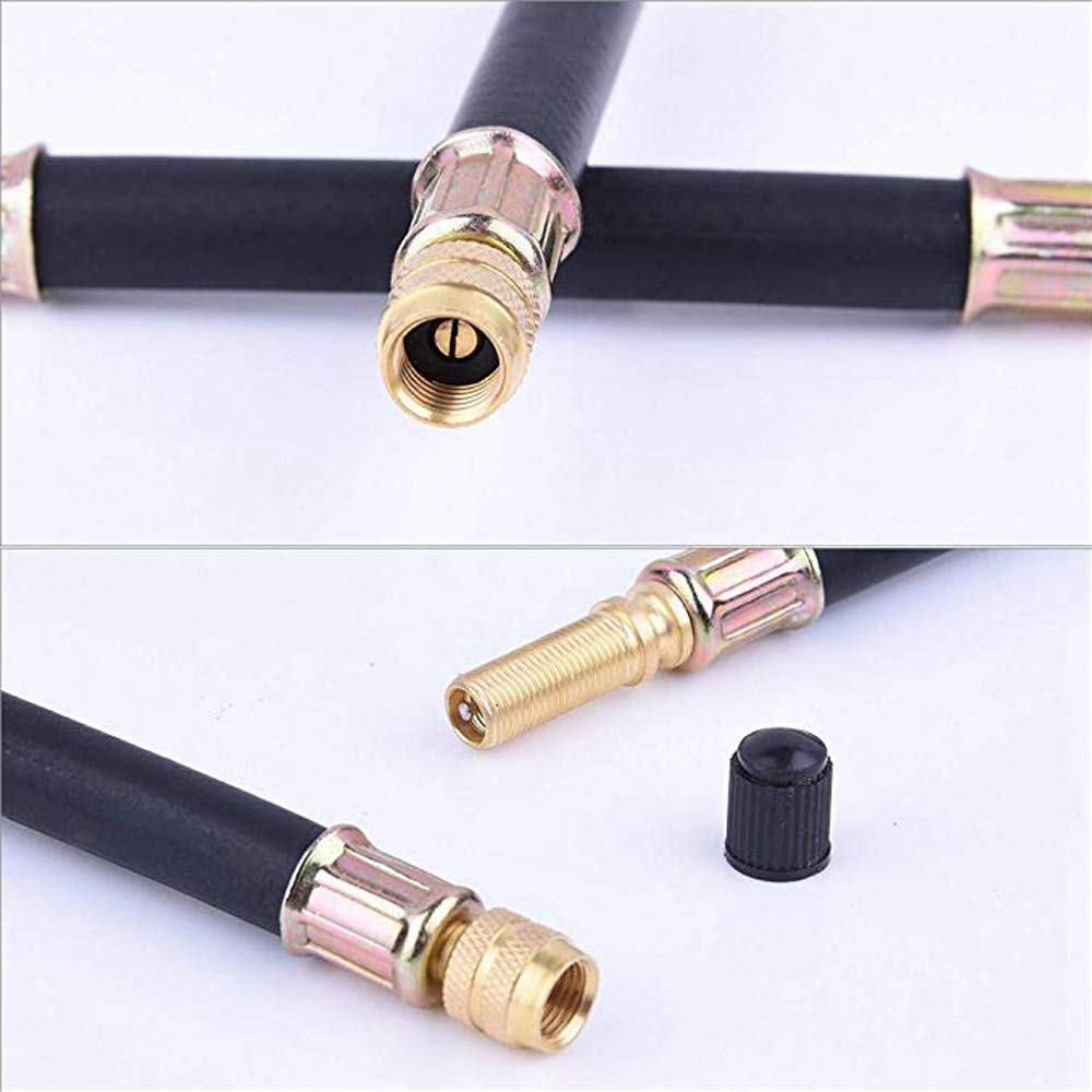 Bandenpompslang, 24 Cm Bandenpompslang Met 2 Stuks 8 Mm Autoventiel Hendel Plug Air Chuck Ventielverlengingsset Autoventiel Bandenpomp Adapter F Bandenpompslang, 24 Cm Bandenpompslang Met 2 Stuks 8 Mm Autoventiel Hendel Plug Air Chuck Ventielverlengingsset Autoventiel Bandenpomp Adapter F