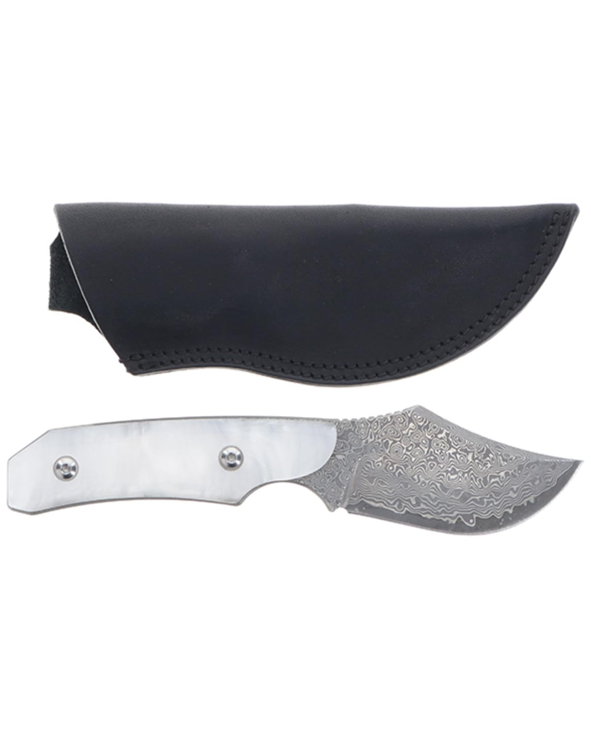 HOOEY Unisex Domino Pearl Fixed Blade Skinner Knife - HK305 One Size