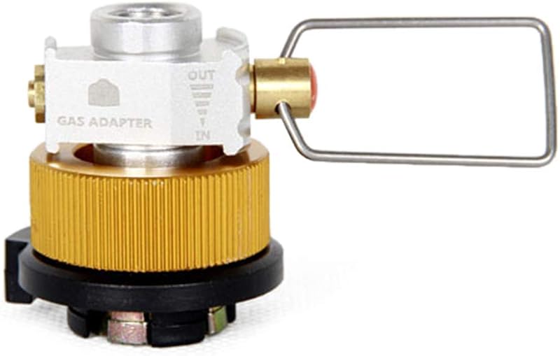 Lixada Gas Saver Plus, Gas Convertor Shifter, Refill Flat Tank, Conversion Adapter, Camping Gas Adaptor Valve, for Nozzle Bottle Type/Butane Gas Cartridge/Lindal Valve Canister