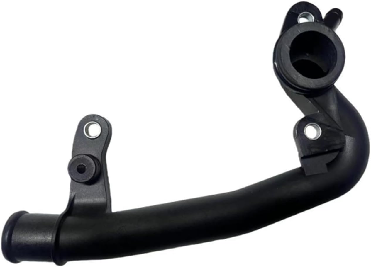 Engine Coolant Outlet Pipe 06K121132C Compatible with Audi A3 A4 A5 A6 A7 Q3 Q5 Q7 TT S3 1.8L 2.0L 2015-2023 Thermostat Water Outlet Pipe Replacement Cooling System Plastic Tube