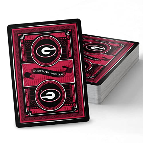 Image of YouTheFan NCAA Officially-Licensed Playing Cards - Original Artwork on All face Cards and Jokers - Team's Official Colors - Quality Linen Texture - Designed in The USA