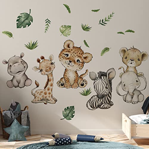 Vinilos Decorativos Infantiles Animales Safari Yovkky miniatura 4