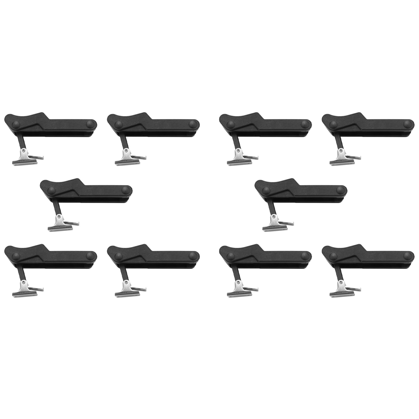 Serrure de Loquet de Porte Souple en Caoutchouc Noir C7-10 3,8 Pouces