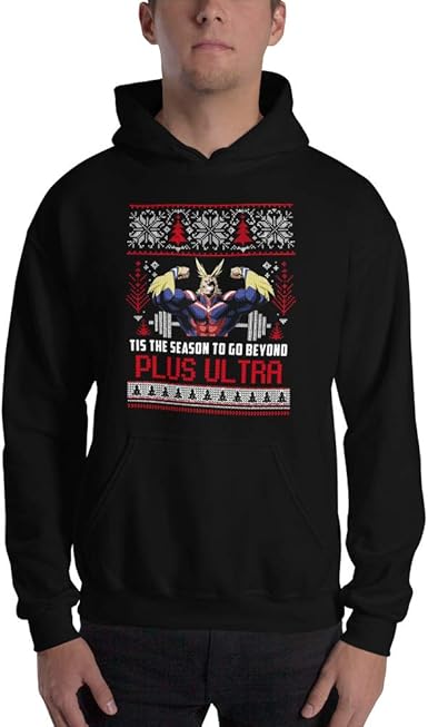 My hero academia christmas sweater Clearance