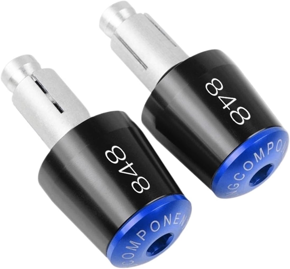 Bar Ends Handle Bar End Grips Cap Compatible with DU CA TI 848 EVO 2007-2013 2012 2011 2010 Motorcycle Hand Bar Ends