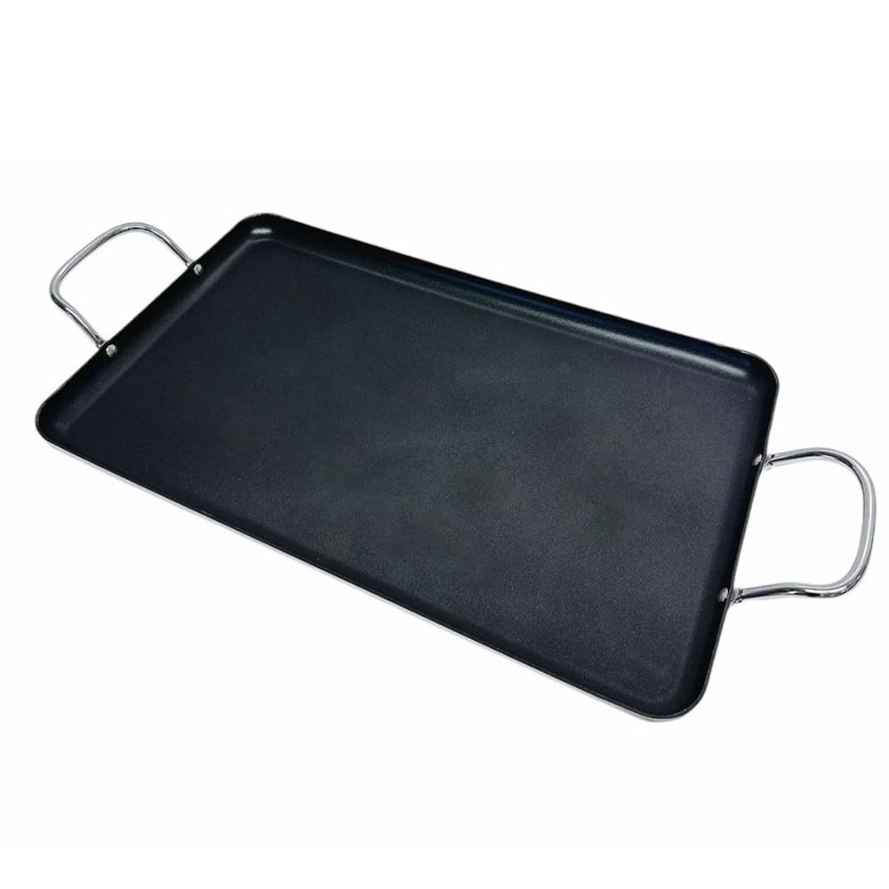 Aluminum Double Burner Non-Stick Griddle 19