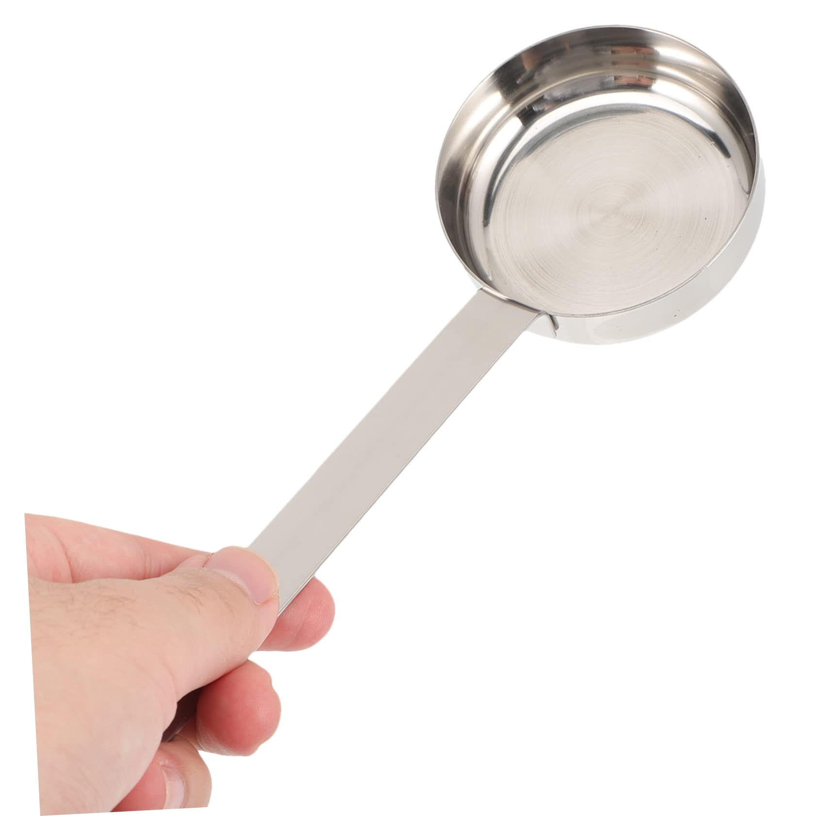 ULTECHNOVO 4 Stück Pizzasoßenlöffel Pizzalöffel Rustikales Messen Servieren Kleine Löffel Schöpfkelle Mit Flachem Boden Pizzapaddel Zum Backen Schöpfkellen Multifunktional