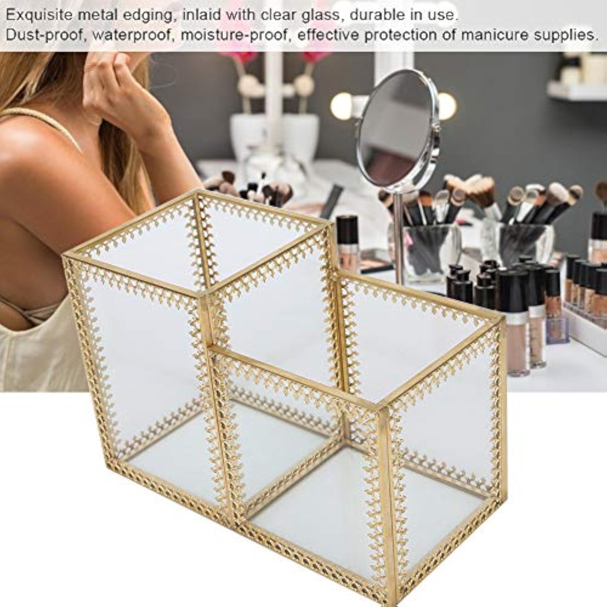 Brush Storage Box, Nail Art Tool Organizer