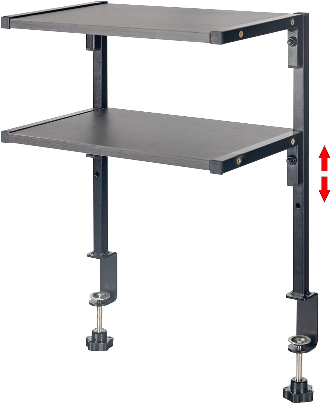 ZOMICE Clamp On Desk Organizer Shelf, 12 Inch Clampon