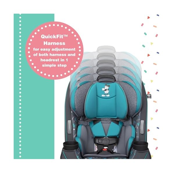 Disney-Grow-and-Go-Convertible-Car-Seat-Rear-Facing-5-40-pounds-Forward-Facing-30-65-pounds-Booster-40-100-lbs-Convert-from-Infant-to-Toddler-Mickey-Sprinkle
