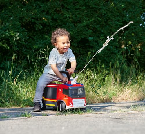 BIG Feuerwehr Rutschauto ab 2 Jahre - großes Feuerwehrauto zum Fahren und Spielen mit Hupe und Wasserspritzfunktion (bis 6 Meter), Rutschfahrzeug für Kinder von 2-5 Jahre (max. 50 kg) – Bild 7