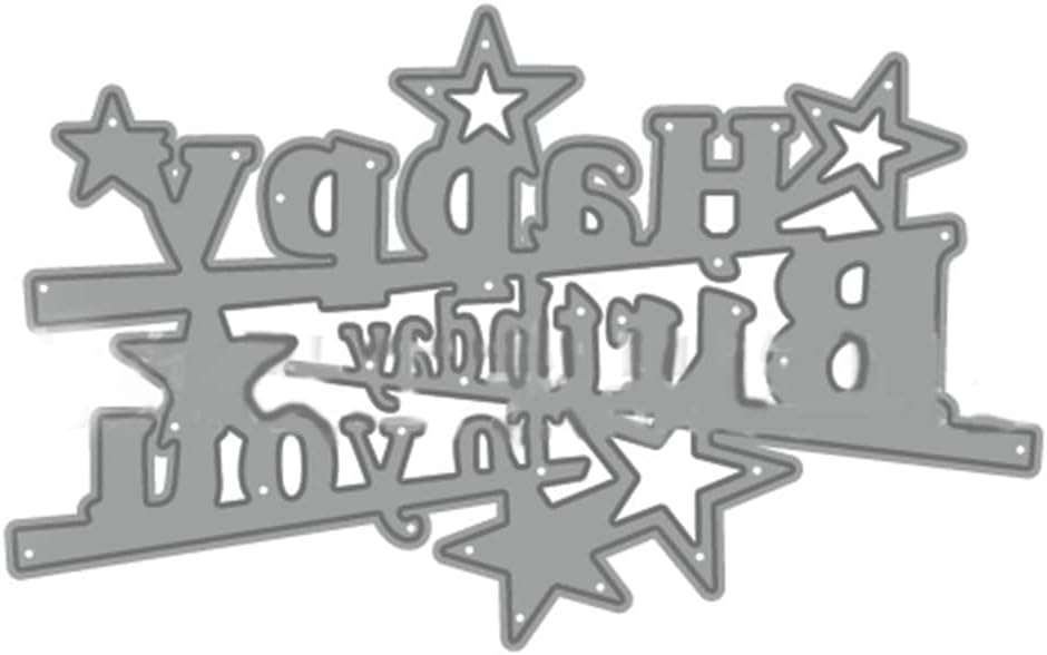 Happy Birthday Stamps Cut Dies For Card Making Birthday Stamp For