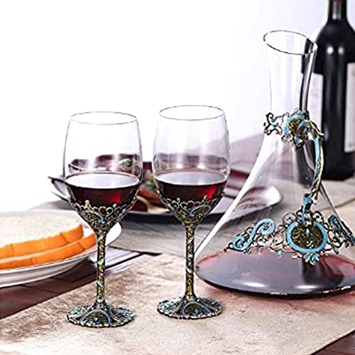 Whisky Decanter, Wine Decanter, 3- Pieces Whisky Canterer and Bril Set, 1500ml Crystal Whisky Canterer met 4 Whisky… - Image 6