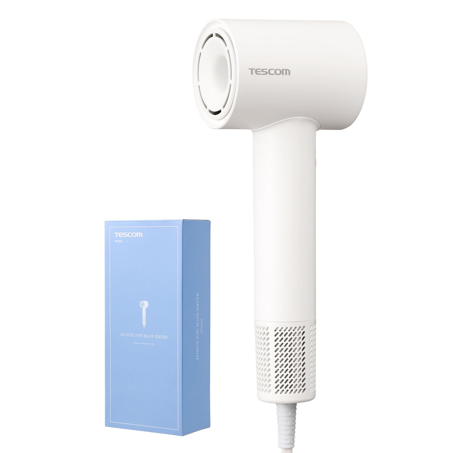 テスコム ドライヤー 軽量 コンパクト 冷温風 静音 TD760A Amazon.co.jp: Tescom TD760A-W I-Shaped Negative Ion Dryer
