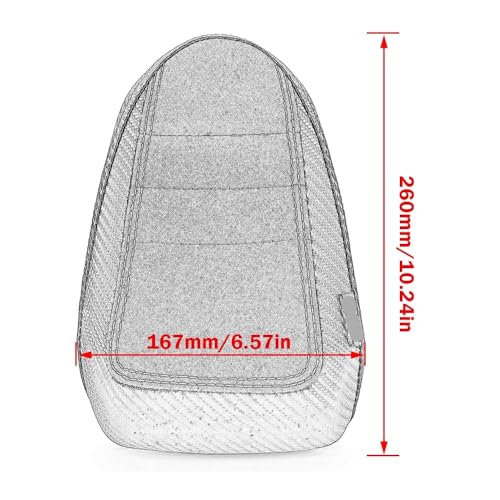 Sillín para S1000RR cojín trasero ergonómico contra la fatiga 6