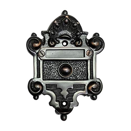 Adonai Hardware Nephishesim Decorative Brass Bell Push (Oil Rubbed Bronze) (B07KRCZXVG) Amazon Price History, Amazon Price Tracker