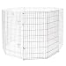 Universal Pet Playpen 2-Panel Extension Kit | Fits Metal 48-Inch Dog Pens | Kit Measures 48H x 47.50W Inches | Includes 4 Thumb Snaps, 2 Ground Stakes