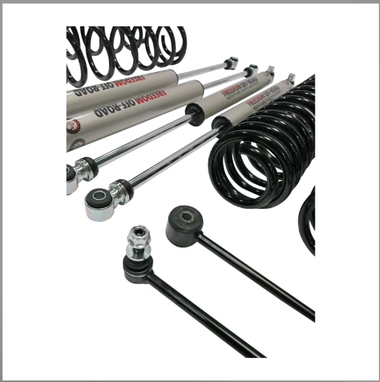 Freedom Offroad 4" Lift Kit w/Coil Springs, Monotube Shocks, and Extended Endlinks For 20-25 Compatible with Gladiator