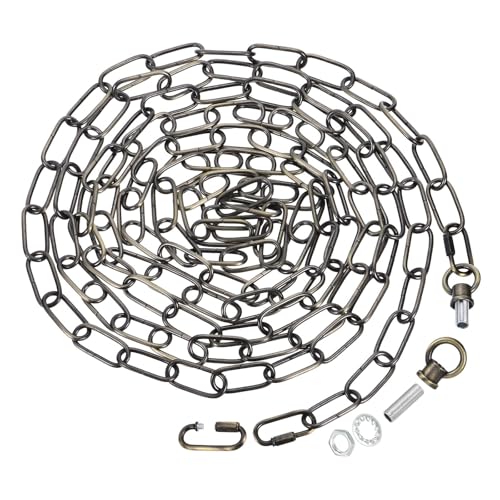 Home and Garden Parts 15 Feet Lighting Chain for Hanging Lamp Light Fixture Chain 65 Lbs Bronze #CN/251024/02263