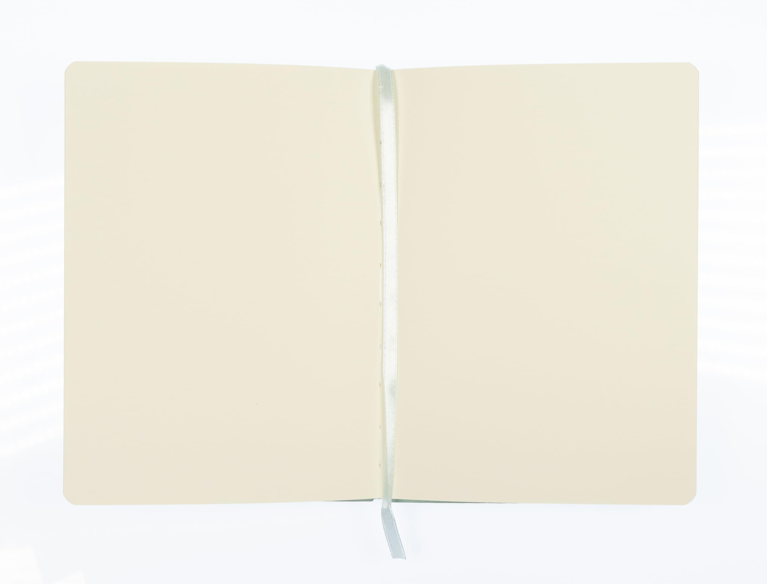 Kangaro Art - Cuaderno de bocetos (A5, poliuretano, tapa dura, 80 hojas, 140 g, papel de color crema)
