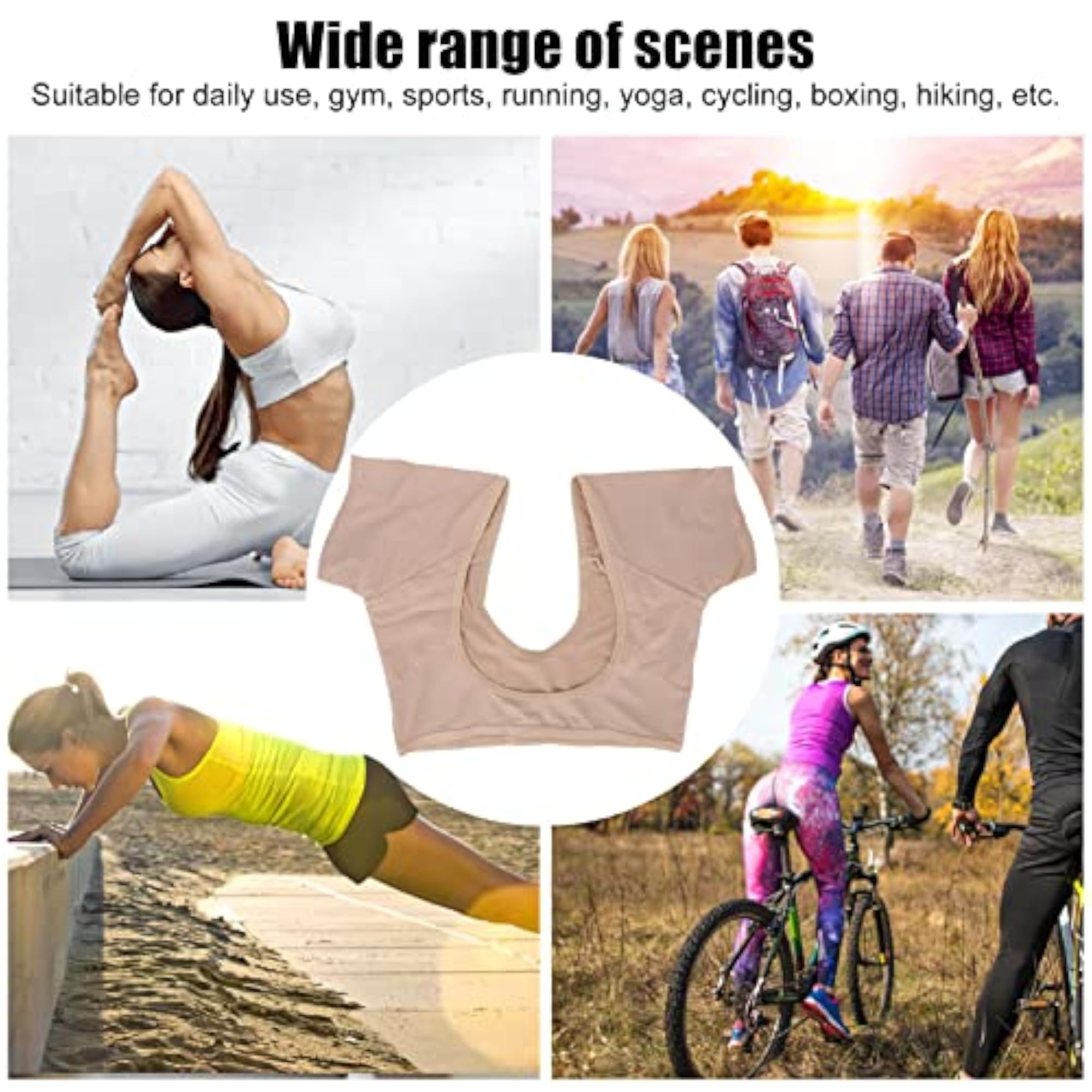 Quick Dry Underarm Sweat Vest for Sports