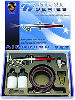 Paasche H-Set Single Action Siphon Feed Airbrush Set