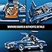 Mattel Brick Shop Hot Wheels Premium Series Building Set, Mercedes-Benz 300 SL with 1600 Pieces, Realistic Details and Metal Parts, Adult Collectors