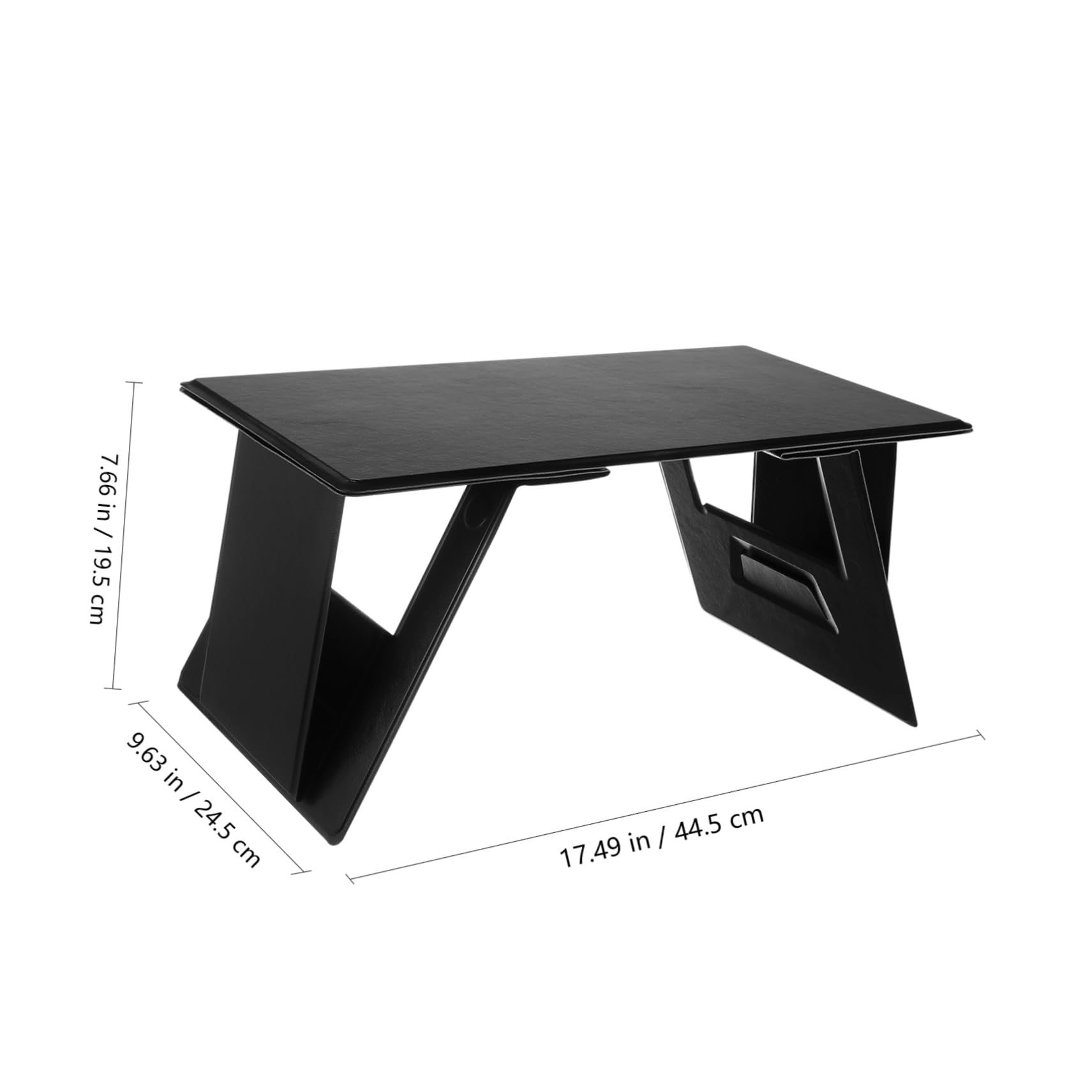 Vaguelly Portable Foldable Lap Desk for Bed Height Laptop Stand Non Slip Car Table for Writing and Work Sturdy High Density Board Versatile Use for Sofa and Home Office