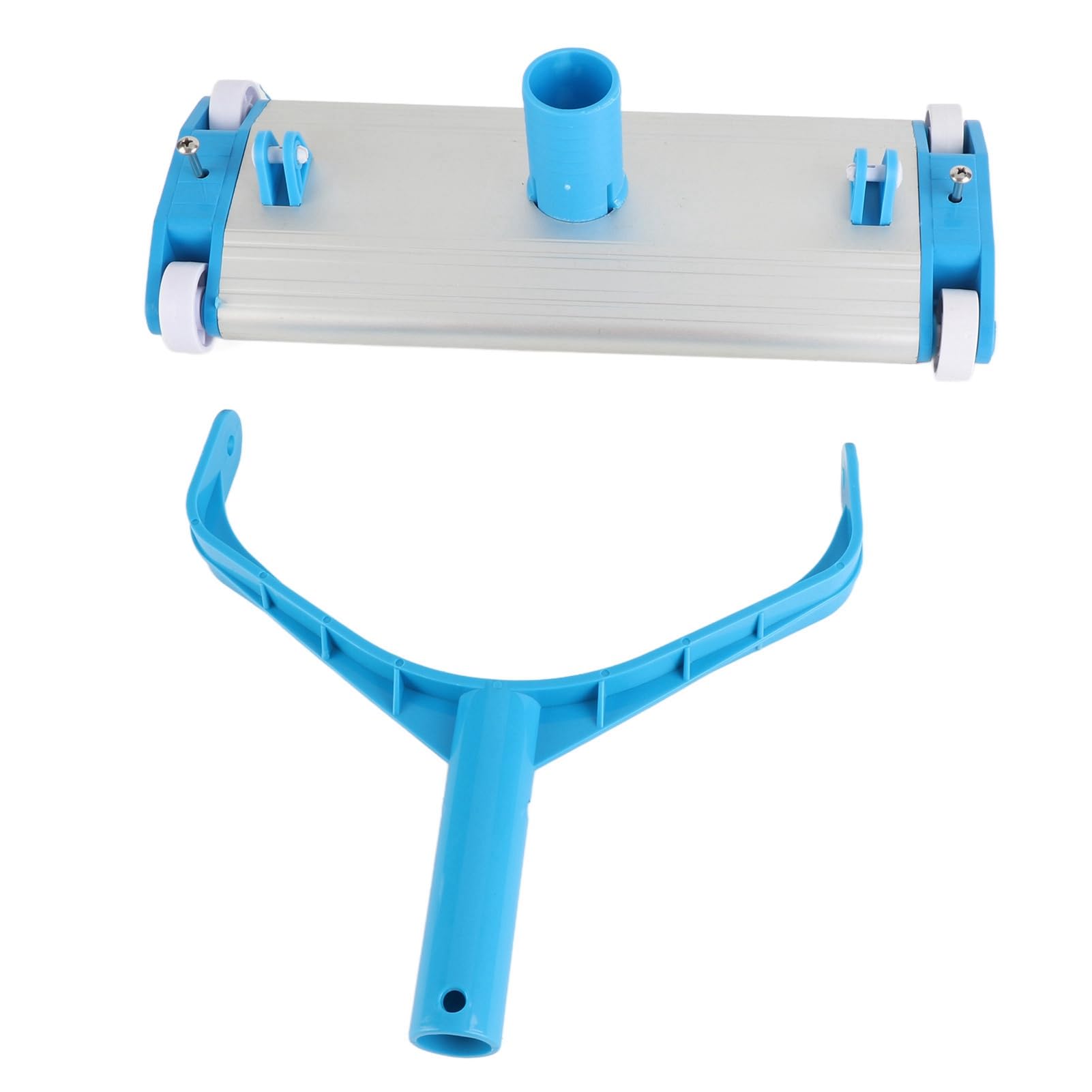 GOWENIC Cabezal de Vacío para Piscina de Aleación de Aluminio, Manual |Limpiador Flexible para Esquinas Paredes,Todo Tipo de Piscinas,Fácil Maniobra (48,3 cm/19 Pulgadas)
