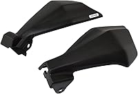 Vista 7 de Paramanos de motocicleta negro manillar cepillo de mano protector de freno embrague cubierta protector de flujo de aire deflector de viento