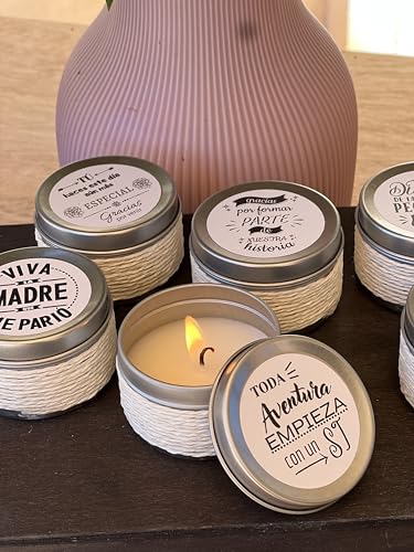 Uvimark | Detalles de Boda, Comunión, Bautizo | Set de 12 Velas...