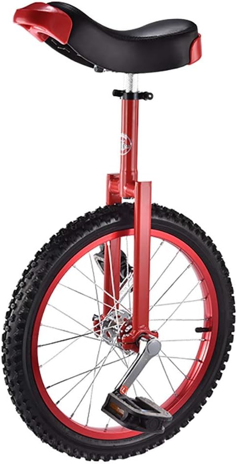 18-inch Unicycle, Height-Adjustable Non-Slip Butyl Mountain Tyre Balance Cycling Bike, Best Birthday, 3 Colors