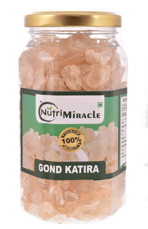 Image of NUTRI MIRACLE Gond Katira Pure Natural | Tragacanth Gum,350gm