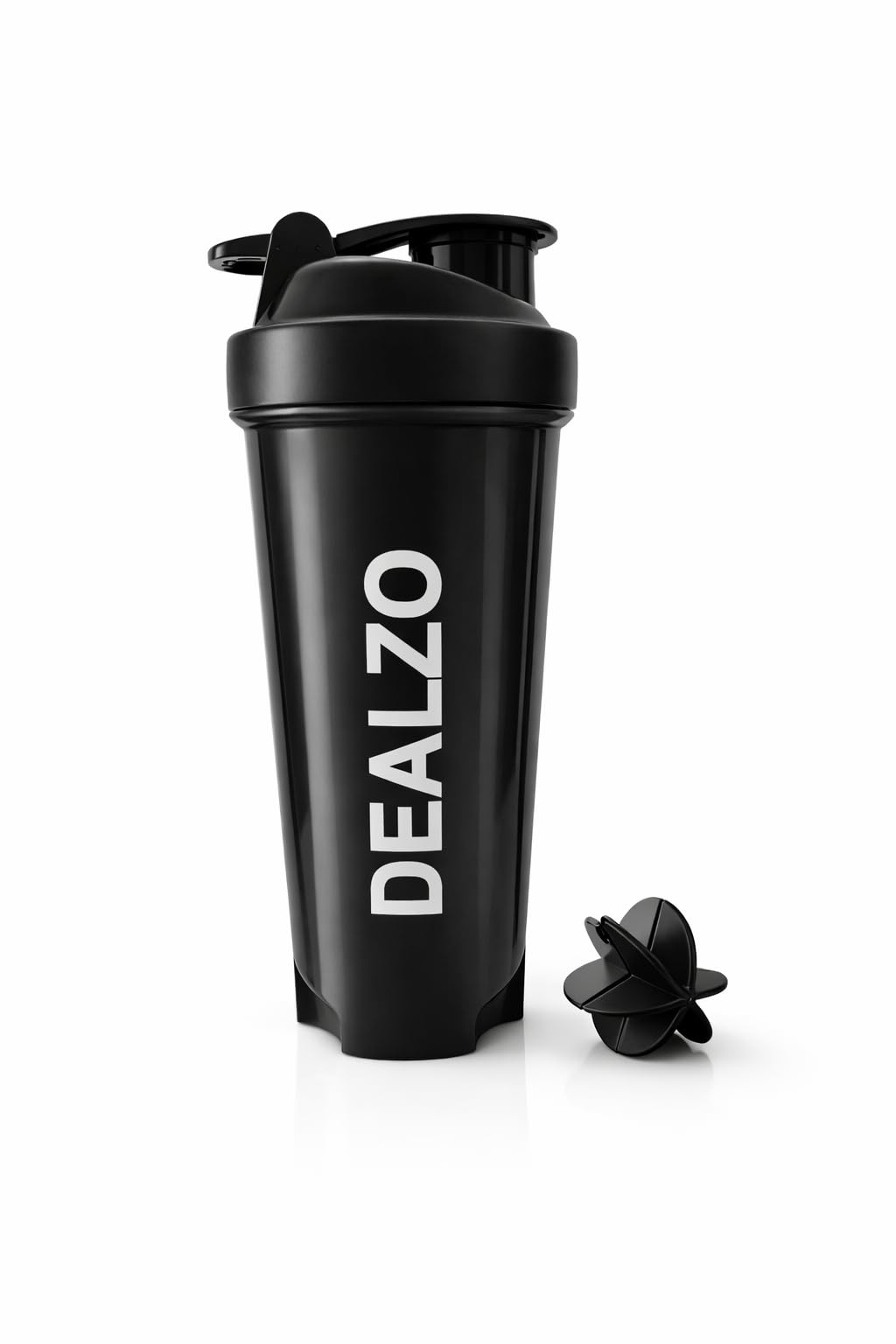 Plastic Gym Shaker With Mixer Ball | Shaker For Pre-Post Workout & Protein Shake | Leak Proof | 100% Reusable | Bpa Free (Pack Of One), 750 ml, Multicolor-image-8