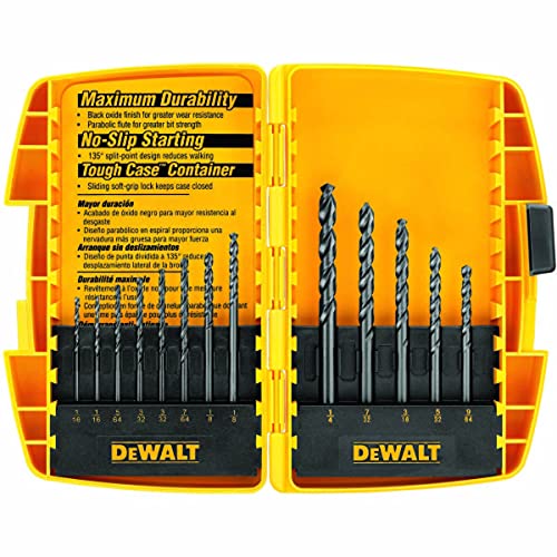 DEWALT Black Oxide Drill Bit Set with Pilot Point, 13-Piece (DW1163) – Ansicht 1