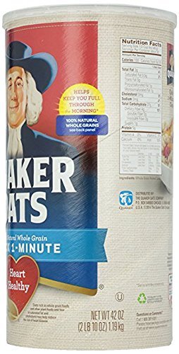 Quaker Oats 100% Whole Grain 42 Oz. Pack Of 3.